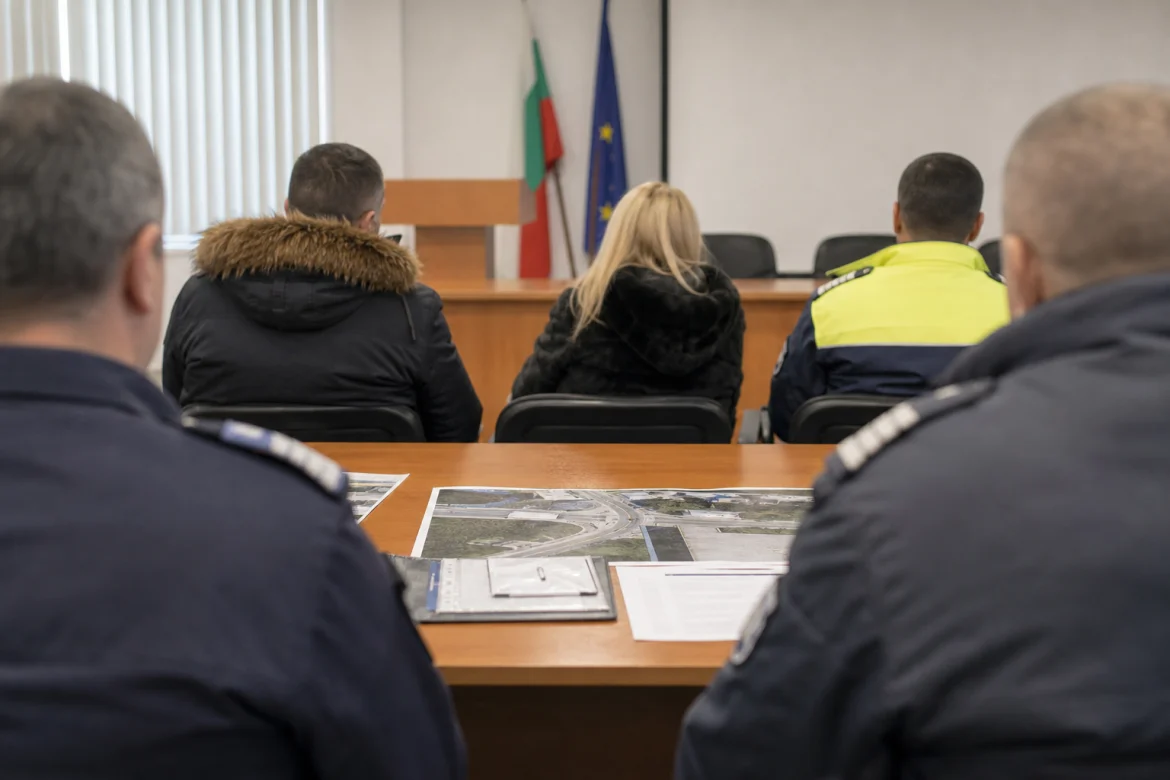 Документи и материали за зимна пътна акция на брифинг в Плевен